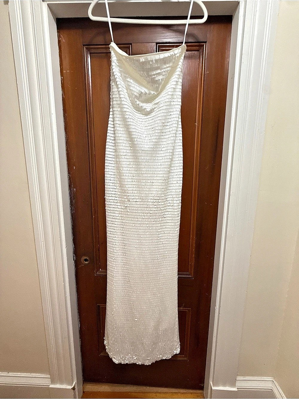 Simon Miller Sculpty Strapless Piano Sequin Dress – Size 6 – Retail $475